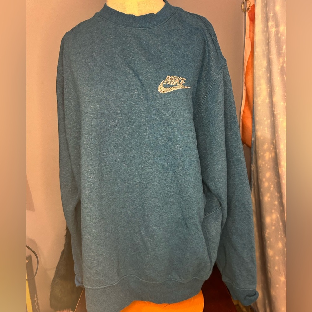 Nike Blue Apparel with White Label Womens